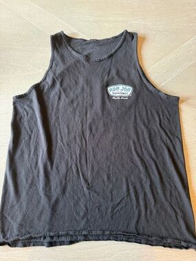 Ron Jon Black Tank with Subtle Logo
